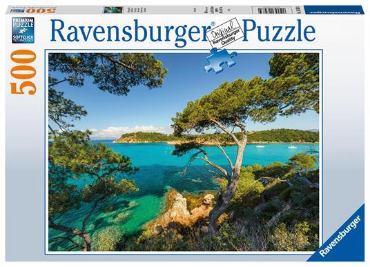Ravensburger - Puzzle Vista sul Mare, 500 Pezzi, Puzzle Adulti
