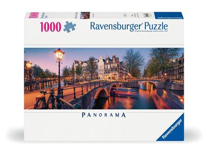 Una sera ad Amsterdam - Puzzle 1000 pezzi - Panorama (12000446)