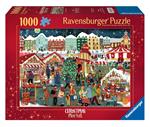 Puzzle Ravensburger Christmas Market, Mercatino di Natale, 1000 pz