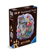 Ravensburger - Puzzle di legno Shaped, Gatto, 150 Pezzi, 15 Whimsies