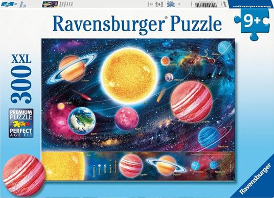 Ravensburger - Puzzle Il sistema solare, 300 Pezzi XXL, Età Raccomandata 9+ Anni