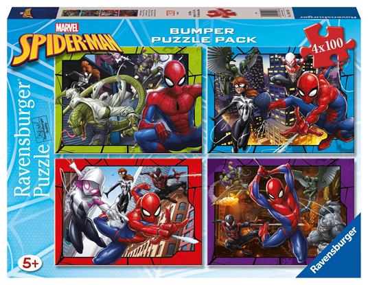 Puzzle 4x100 Spider-Man (01076)