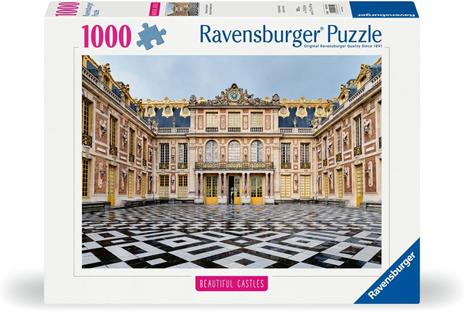 Ravensburger - Puzzle 1000 Pezzi: Beautiful Castles-Château de Versailles, France, Puzzle Adulti e +14 anni