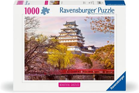 Ravensburger - Puzzle 1000 Pezzi: Beautiful Castles-Himeji Japan, Puzzle Adulti e +14 anni, Puzzle con Foto