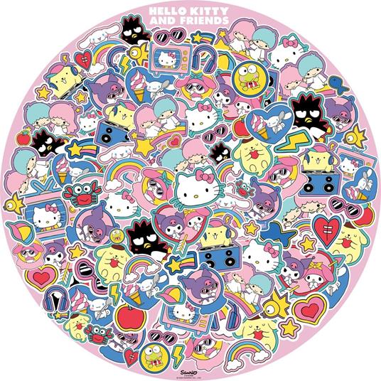 Ravensburger - Puzzle Hello Kitty per Adulti, 500 Pezzi, Collezione Circle of Colors, Puzzle Arte, Forma Rotonda 52x52cm - 3