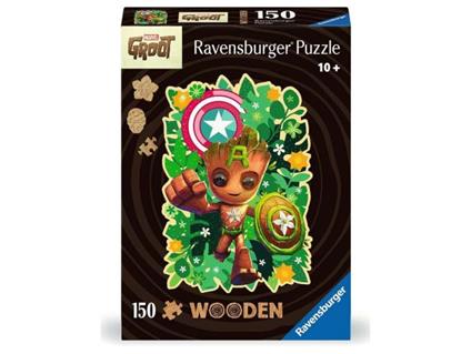 Marvel In Legno Jigsaw Puzzle Groot (150 Pezzi) Ravensburger