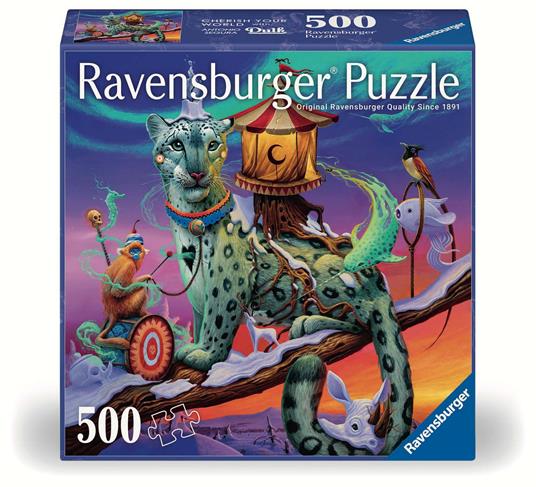 Puzzle Ravensburger Aurora Boreale Square 500 pezzi