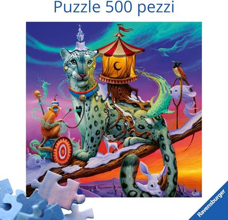 Puzzle Ravensburger Aurora Boreale Square 500 pezzi - 2