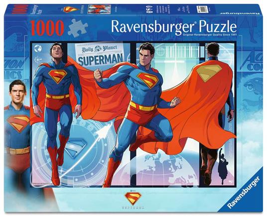 Ravensburger - Puzzle Superman, 1000 Pezzi, Puzzle Adulti