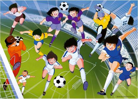 Ravensburger - Puzzle Holly&Benji Puzzle 80s mania, 1000 pezzi square - 2