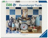 Puzzle Ravensburger Gattini in cucina 1500 pezzi