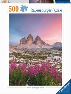 Giocattolo Puzzle Le Tre Cime di Lavaredo, Marcello Grassi, 500 Pezzi, Puzzle Adulti Ravensburger