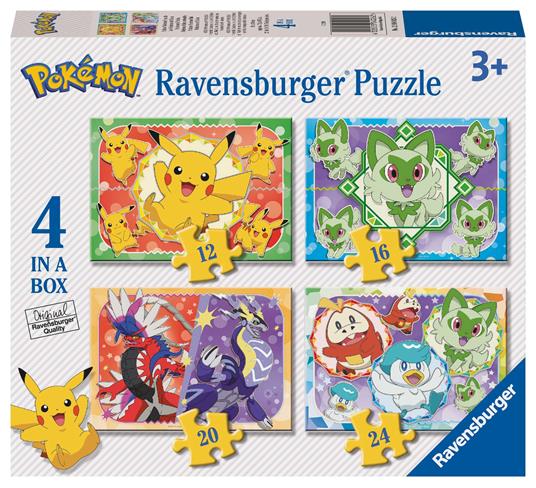 Ravensburger- Pokemon Puzzle Non in Legno, Multicolore, 12004026