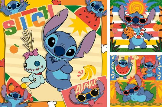 Ravensburger 12004114 Disney Stitch  Puzzle per bambini dai 5 anni in su, con 3 x 49 pezzi - 5