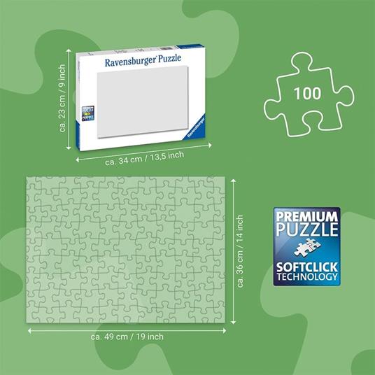 Ravensburger - Puzzle Disney Princess, Puzzle 100 pezzi XXL, Puzzle Bambini 6 Anni, 49x36cm - 3