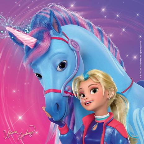 Ravensburger - Puzzle Unicorn Academy, 3 Puzzle 49 pezzi, Puzzle Bambini 5 Anni, 21x21 cm - 2