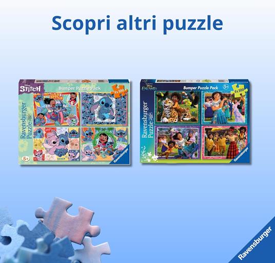 Puzzle Ravensburger Minecraft 4 x 100 pezzi - 6