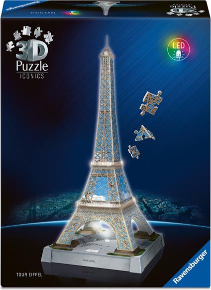 Puzzle Iconics La Tour Eiffel with Light 216p