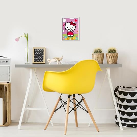 Ravensburger - CreArt Serie E: Hello Kitty, Dipingere con i Numeri, Kit Pittura Bambini, Cornice Inclusa, Gioco Educativo - 5