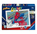 Ravensburger - CreArt Serie E licenziati -  Spider-Man, Kit per Dipingere con i Numeri