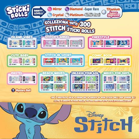 Sticki Rolls - Set con Pendente Stitch - 5
