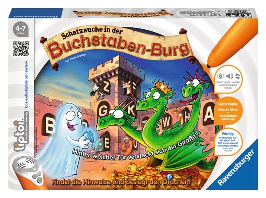 Tiptoi. Schatzsuche in der Buchstabenburg