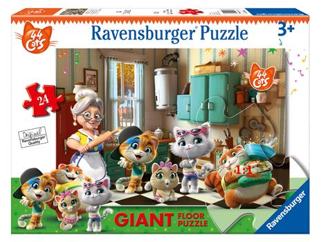 44 Gatti Ravensburger Puzzle 60 pz Giant