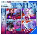 Ravensburger - Puzzle Frozen 2, Collezione 4 in a Box, 4 puzzle da 12-16-20-24 Pezzi, Età Raccomandata 3+ Anni
