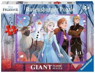 Ravensburger - Puzzle Frozen 2 A, Collezione 60 Giant Pavimento, 60 Pezzi, Età Raccomandata 4+ Anni - 2