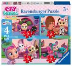 Ravensburger - Puzzle Cry Babies, Collezione 4 in a Box, 4 puzzle da 12-16-20-24 Pezzi, Età Raccomandata 3+ Anni