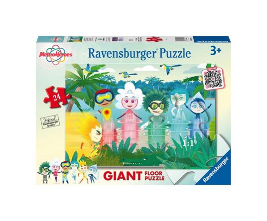 Ravensburger Puzzle 24 Pezzi Giant Meteo Heroes