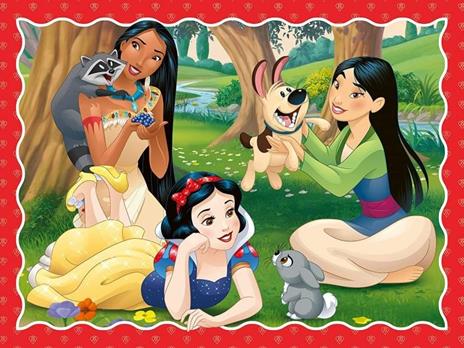 Ravensburger - Puzzle Principesse Disney, Collezione 4 in a Box, 4 puzzle da 12-16-20-24 Pezzi, Età Raccomandata 3+ Anni - 3