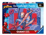 Ravensburger - Puzzle Spiderman, Collezione 24 Giant Pavimento, 24 Pezzi, Età Raccomandata 3+ Anni