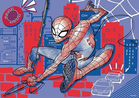 Ravensburger - Puzzle Spiderman, Collezione 24 Giant Pavimento, 24 Pezzi, Età Raccomandata 3+ Anni - 2