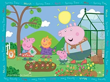 Ravensburger - Puzzle Peppa Pig 4 stagioni, Collezione 4 in a Box, 4 puzzle da 12-16-20-24 Pezzi, Età Raccomandata 3+ Anni - 2