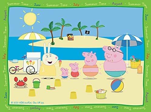Ravensburger - Puzzle Peppa Pig 4 stagioni, Collezione 4 in a Box, 4 puzzle da 12-16-20-24 Pezzi, Età Raccomandata 3+ Anni - 3