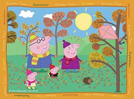 Ravensburger - Puzzle Peppa Pig 4 stagioni, Collezione 4 in a Box, 4 puzzle da 12-16-20-24 Pezzi, Età Raccomandata 3+ Anni - 4