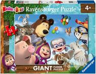 Ravensburger - Puzzle Masha e Orso, Collezione 24 Giant Pavimento, 24 Pezzi, Età Raccomandata 3+ Anni