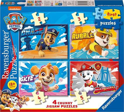 My first puzzle 2-3-4-5 pz Paw Patrol