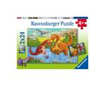 Ravensburger Puzzle 2×24 Dinosauri Giocatori