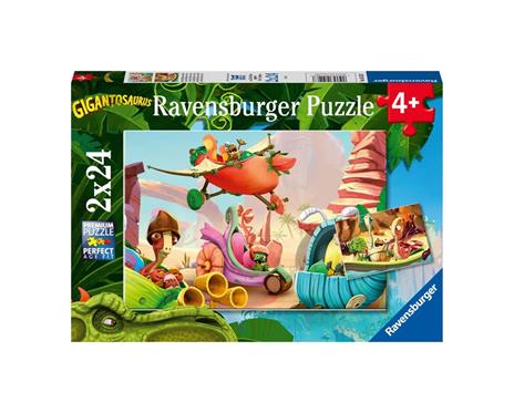 Ravensburger Puzzle 2x24 Pezzi Gigantosaurus - 2