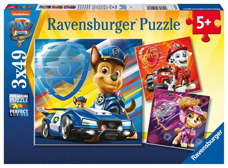 Ravensburger Puzzle 3x49 pz. Paw Patrol Movie