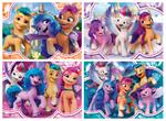 Ravensburger - Puzzle My Little Pony, Collezione Bumper Pack 4x42, 4 Puzzle da 42 Pezzi, Età Raccomandata 4+ Anni