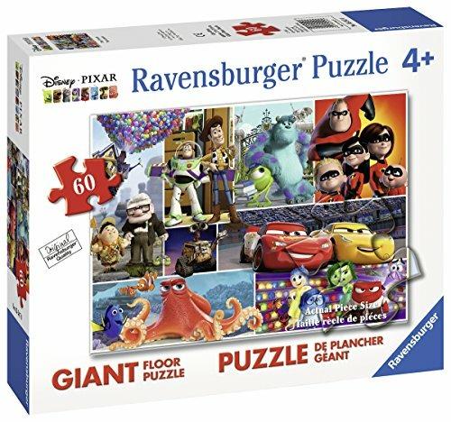 Ravensburger - Puzzle Disney Pixar Friends, Collezione 60 Giant Pavimento, 60 Pezzi, Età Raccomandata 4+ Anni - 4