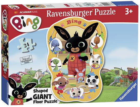 Ravensburger - Puzzle Bing, Collezione Shaped 4 in a Box, 4 puzzle da 10-12-14-16 Pezzi, Età Raccomandata 3+ Anni
