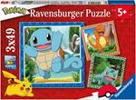 Ravensburger - Puzzle Pokémon, Collezione 3x49, 3 Puzzle da 49 Pezzi, Età Raccomandata 5+ Anni