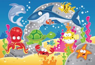 My first puzzles. Outdoor. Abenteuer unter Wasser. Ravensburger Abenteuer unter Wasser Puzzle da pavimento 12 pezzo(i) - 2