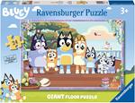 Ravensburger - Puzzle Bluey, Collezione 24 Giant Pavimento, 24 Pezzi, Età Raccomandata 3+ Anni