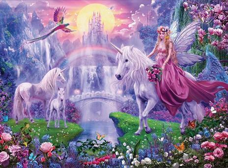 Ravensburger - Puzzle Magici Unicorni, Collezione Bumper Pack 4X100, 4 Puzzle da 100 Pezzi, Età Raccomandata 5+ Anni - 5