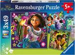 Ravensburger - Puzzle Encanto, Collezione 3x49, 3 Puzzle da 49 Pezzi, Età Raccomandata 5+ Anni